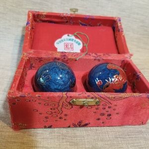 Teddy Iron Ball For Health Set - Vintage